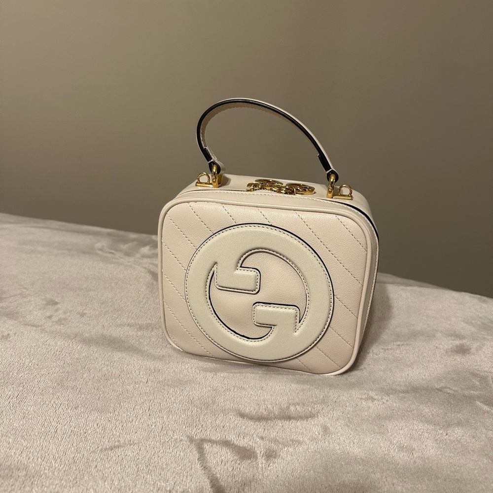 Gucci Mini Bag in Cream with Gold Accents